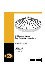 GSi 21' Diameter Gamma Assembly Instructions Manual preview