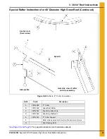 Предварительный просмотр 45 страницы GSi 30' Diameter 60 PSF High Snow Roof Rafter Owner'S Manual