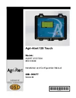 GSi Agri-Alert 128 Touch Installation And Configuration Manual предпросмотр