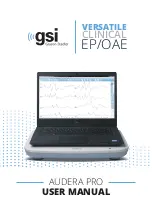 Предварительный просмотр 1 страницы GSi AUDERA PRO User Manual