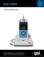 Предварительный просмотр 1 страницы GSi CORTITM User Manual