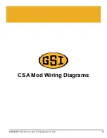 Предварительный просмотр 13 страницы GSi CSA - Mod/F Installation Manual