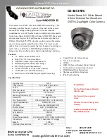 Preview for 1 page of GSi GS-405 IRVC Specifications