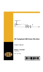 Предварительный просмотр 1 страницы GSi PNEG-1162CEX Owner'S Manual