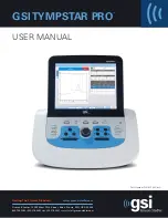 Предварительный просмотр 1 страницы GSi TYMPSTAR PRO User Manual