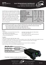 Предварительный просмотр 1 страницы GSL electronics EBC-12 Installation & Operating Instructions