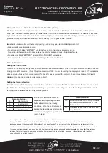 Предварительный просмотр 2 страницы GSL electronics EBC-12 Installation & Operating Instructions