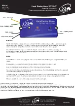 GSL electronics HB 12 Operating Instructions предпросмотр