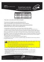 Предварительный просмотр 3 страницы GSL electronics RBC-12-NG Installation & Operating Instructions