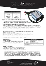 Preview for 2 page of GSL RBC-12 Installation & Operating Instructions