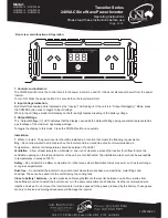 Preview for 2 page of GSL SWB1000-12 Operating Instructions