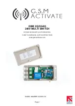 GSM Activate 4G-SWV-V8 Quick Start Manual предпросмотр