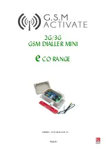 GSM Activate ECO DIALLER V4 Quick Start Manual preview