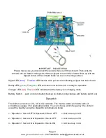 Предварительный просмотр 3 страницы GSM Activate GSM PT100 Manual