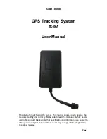 Предварительный просмотр 1 страницы GSM teknik TK-06A User Manual