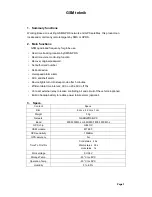 Preview for 3 page of GSM teknik TK-06A User Manual