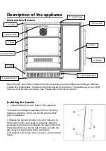 Preview for 6 page of GSM Bellini BBF145BI Installation & Operation Instructions