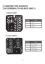 Предварительный просмотр 22 страницы GSM Bellini BDWM126W Installation & Operation Instructions