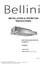 GSM Bellini BR603FRW2 Installation & Operation Instructions preview