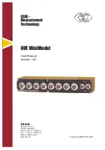 Предварительный просмотр 1 страницы GSM OUT MiniModul User Manual