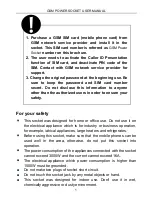 Preview for 5 page of GSM Power Socket User Manual