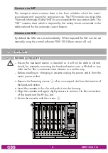 Предварительный просмотр 8 страницы GSS.standard HDTV 1200 C CI Assembly Instruction Manual