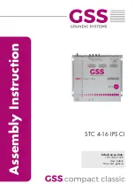 GSS Compact Classic STC 4-16 IPS CI Assembly Instructions Manual предпросмотр