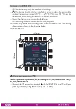 Preview for 42 page of GSS Compact Classic STC 4-16 IPS CI Assembly Instructions Manual