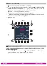 Preview for 44 page of GSS compact STC 4-16 CT lite Assembly Instruction Manual