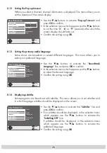 Предварительный просмотр 20 страницы GSS DRS 550 HDMI Operating Instructions Manual