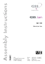 Preview for 1 page of GSS GLC 100 Assembly Instructions Manual