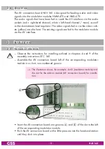 Предварительный просмотр 5 страницы GSS HAV 160 Assembly Instruction Manual