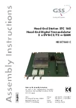 GSS HD2CT 860 C Assembly Instructions Manual preview