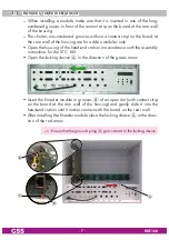 Предварительный просмотр 7 страницы GSS HDE 166 Assembly Instruction Manual