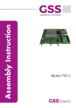 Preview for 1 page of GSS HDMU 790 C Assembly Instruction Manual