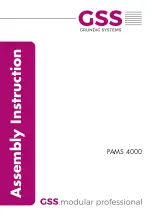 Preview for 1 page of GSS PAMS 4000 Assembly Instruction Manual