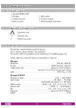 Preview for 4 page of GSS PAMS 4000 Assembly Instruction Manual