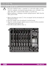 Предварительный просмотр 9 страницы GSS PHDQ 8008 TSR Assembly Instruction Manual