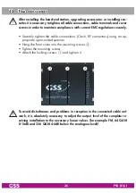 Preview for 36 page of GSS PSU 8-16 I Assembly Instruction Manual