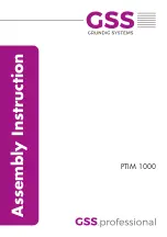 Preview for 1 page of GSS PTIM 1000 Assembly Instruction Manual