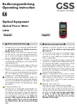 GSS SOPM Operating Instruction preview