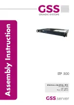 Предварительный просмотр 1 страницы GSS STP 500 Assembly Instruction Manual