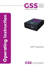 Preview for 1 page of GSS SUCP Programmer Operating Instruction