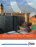 Предварительный просмотр 1 страницы GSSI StructureScan Mini XT Manual