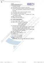 Предварительный просмотр 4 страницы GST C-9105R Installation And Operating Manual