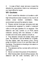 Preview for 11 page of GST C-9602LW-LPG Installation And Operation Manual