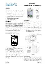 Preview for 1 page of GST DI-9300E Quick Start Manual