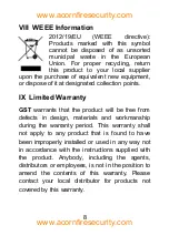 Preview for 10 page of GST I-9602LW-LPG Installation And Operation Manual