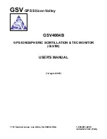 GSV GPS-702 User Manual предпросмотр