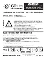 Preview for 2 page of GT-Lite GT-2PK-T8-SLH Assembly & Installation